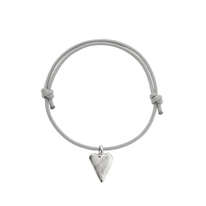 Silver Medium Heart Sailing Rope