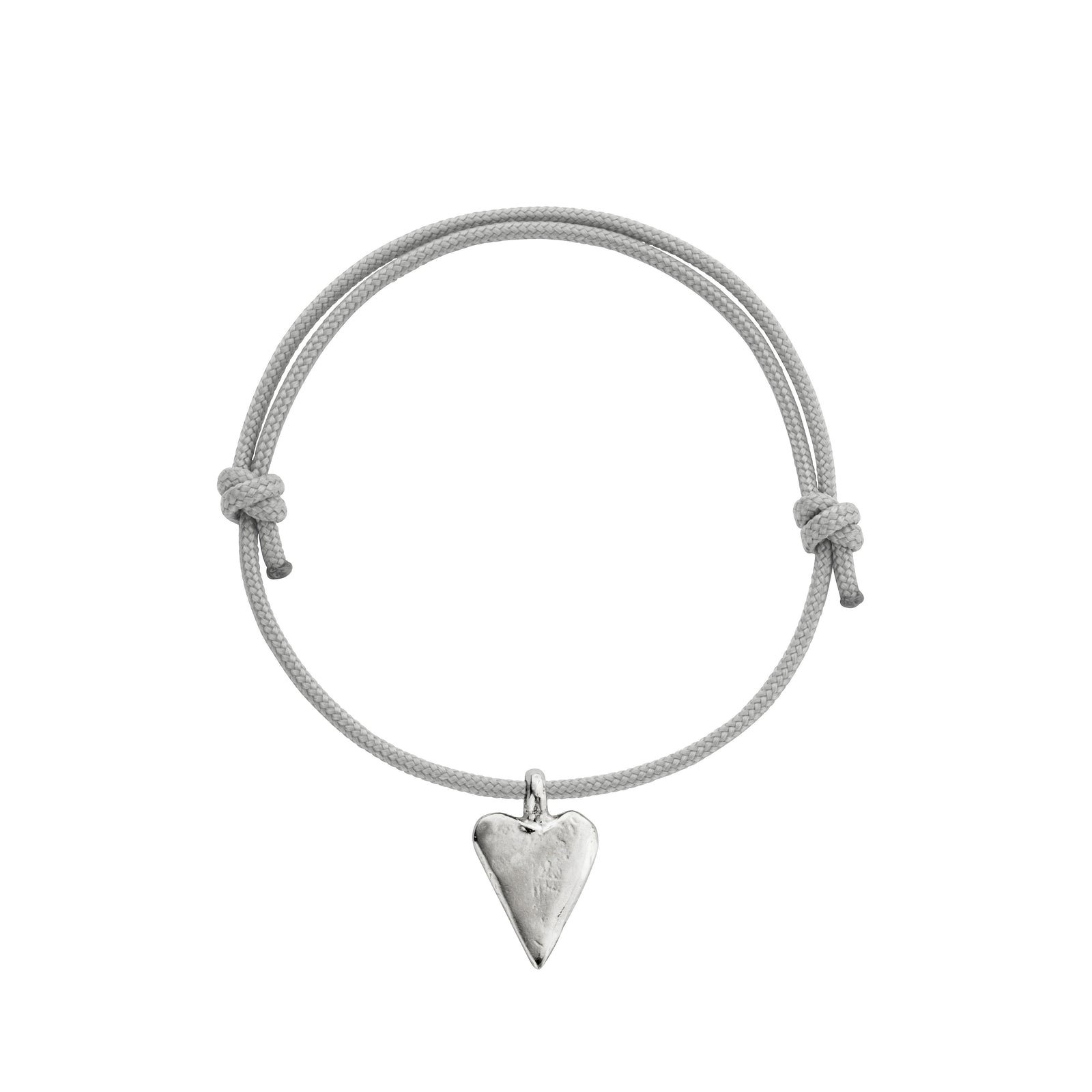 Silver Medium Heart Sailing Rope