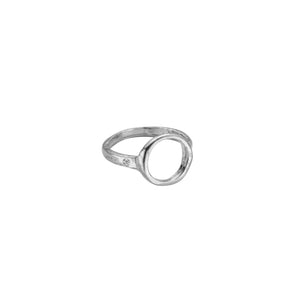 Silver Open Circle Ring