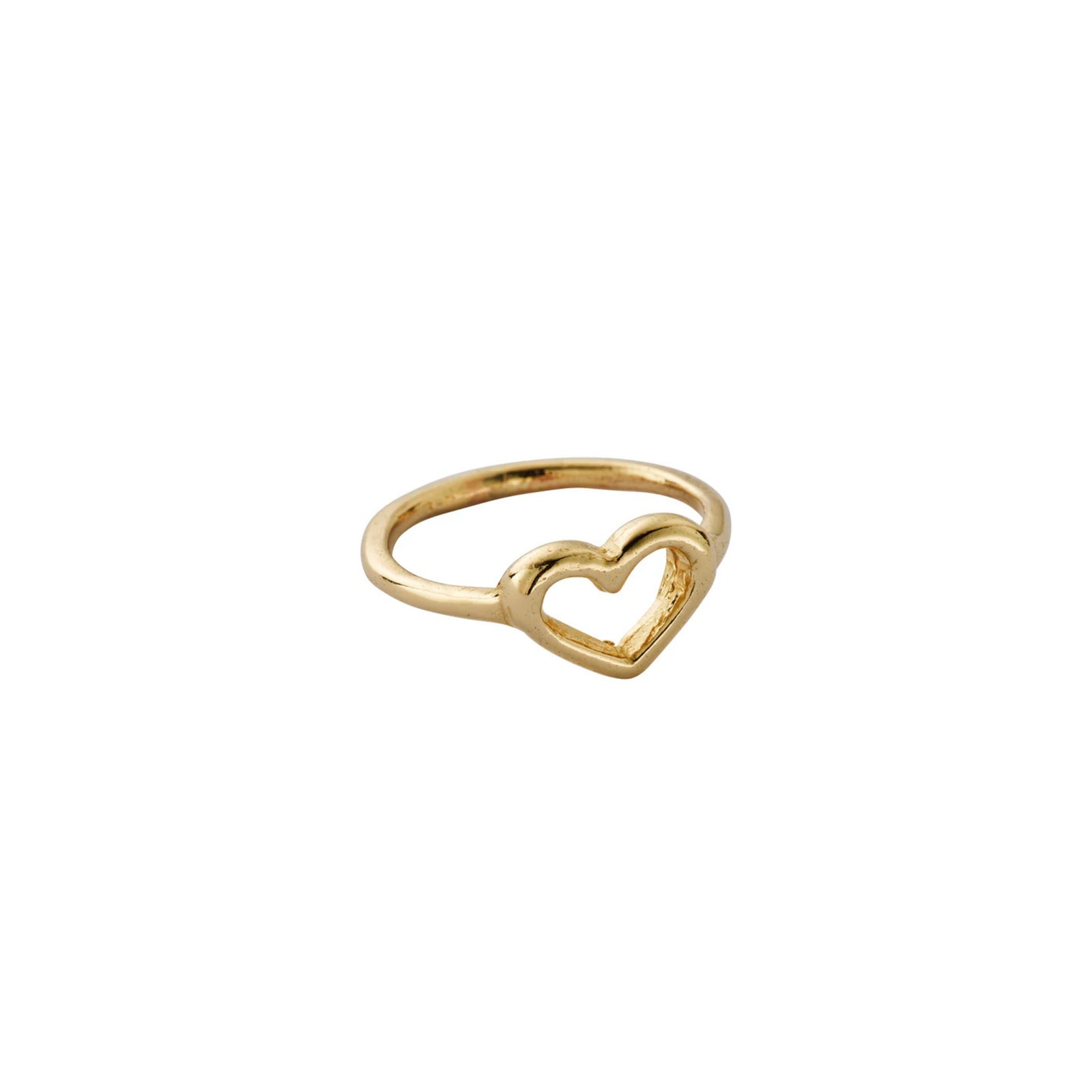 Gold Open Heart Ring