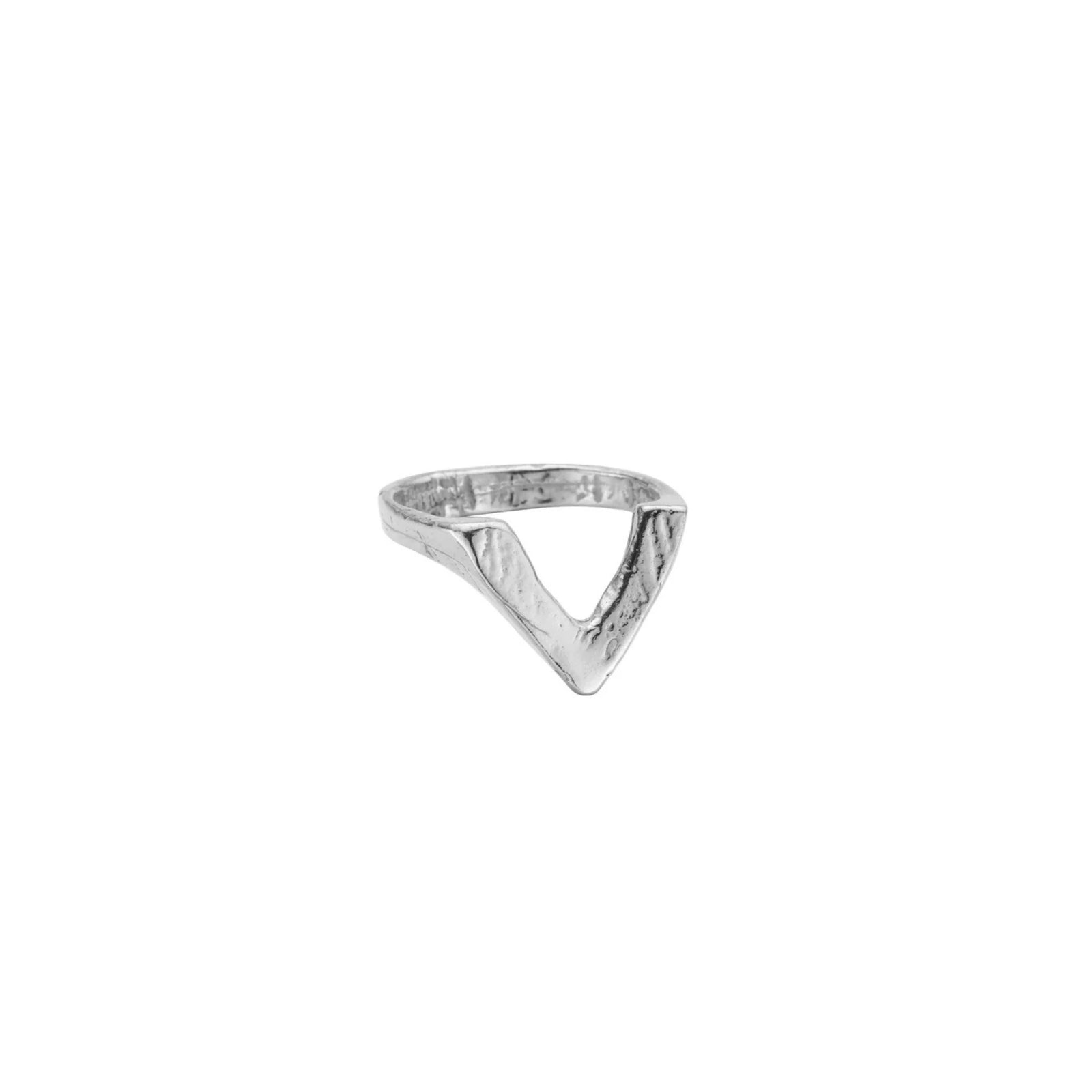 Silver V Ring