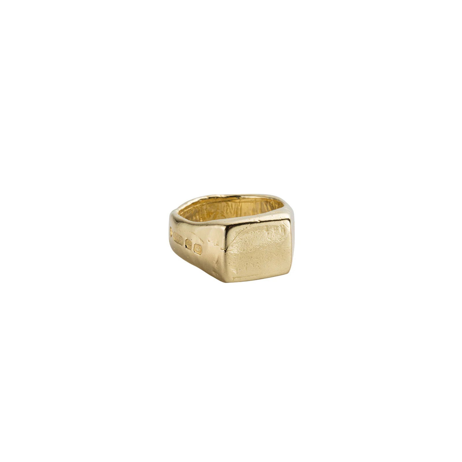 Gold Square Signet Ring