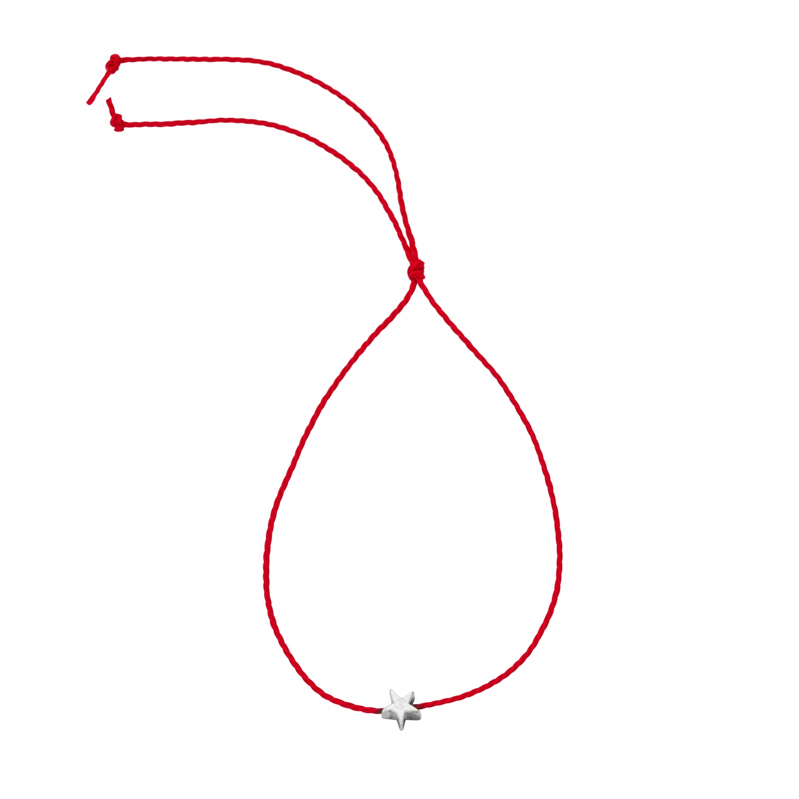 Silver Tiny Star Cord Bracelet