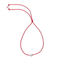 Silver Tiny Star Cord Bracelet