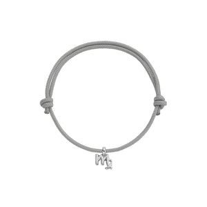 Silver Mini Virgo Horoscope Sailing Rope