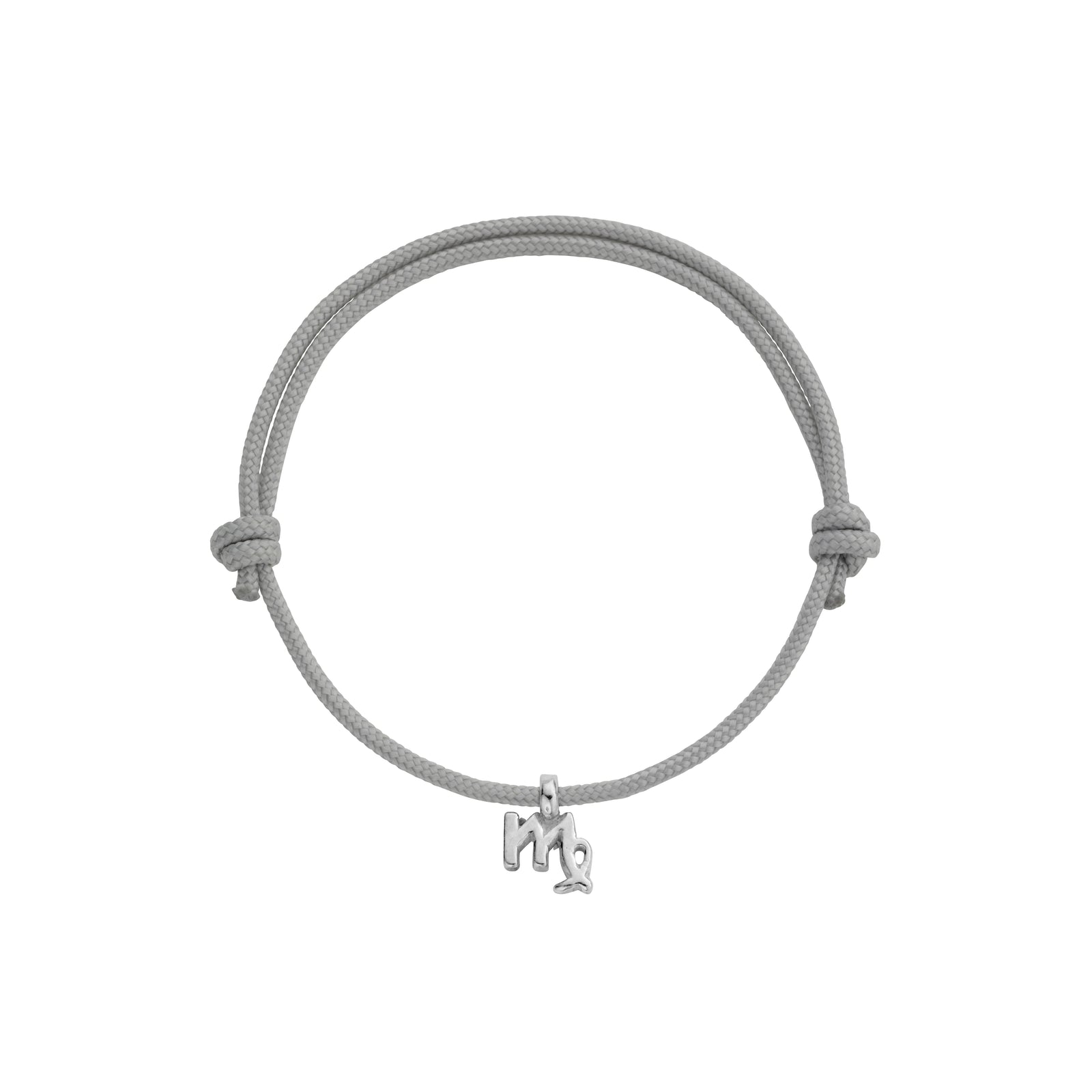 Silver Mini Virgo Horoscope Sailing Rope