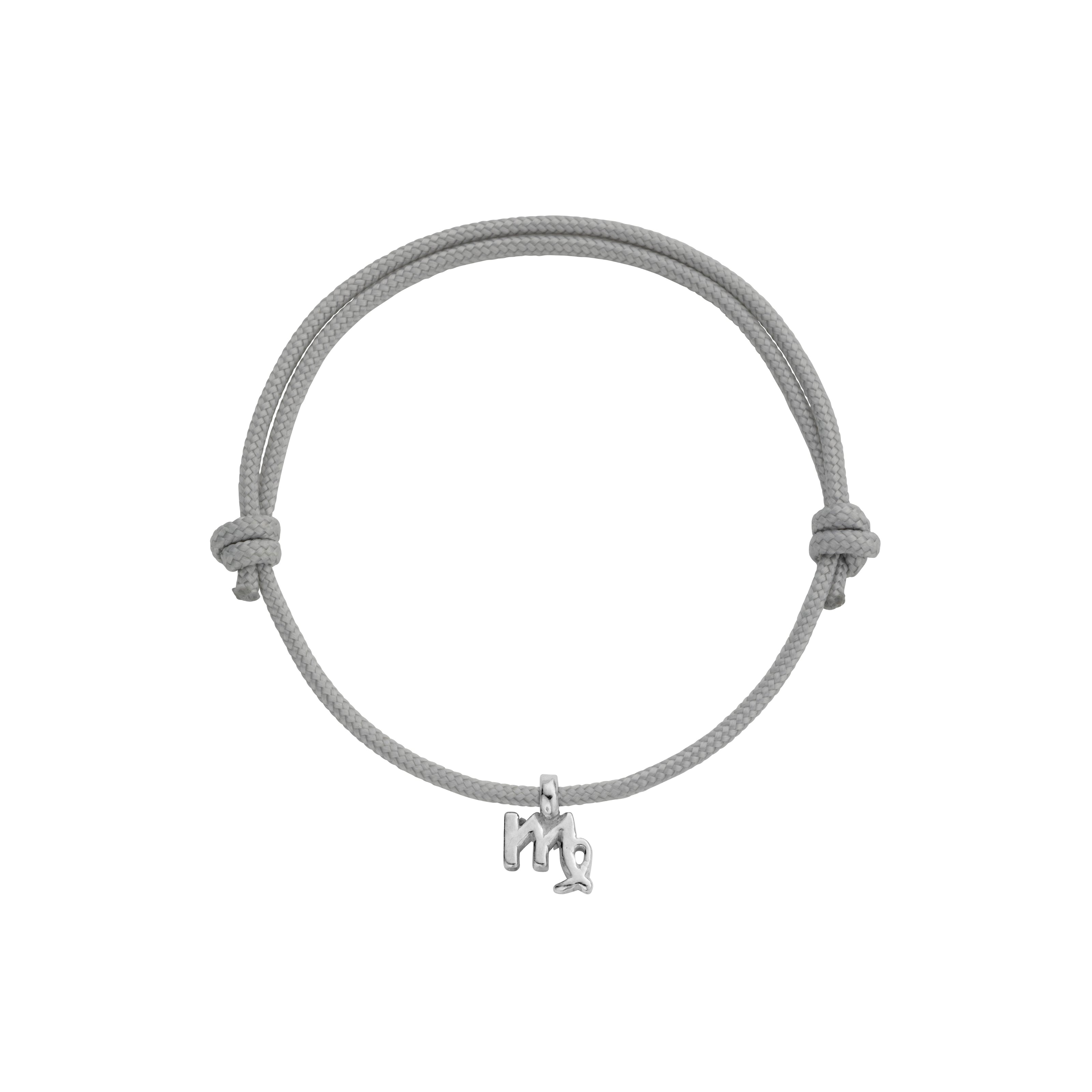 Silver Mini Virgo Horoscope Sailing Rope