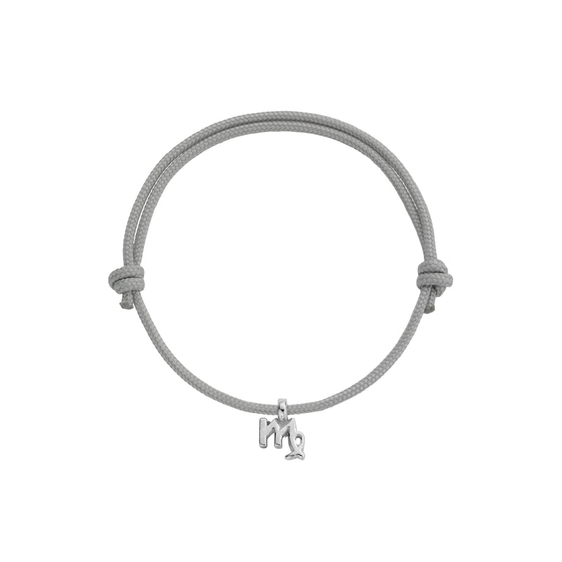 Silver Mini Virgo Horoscope Sailing Rope