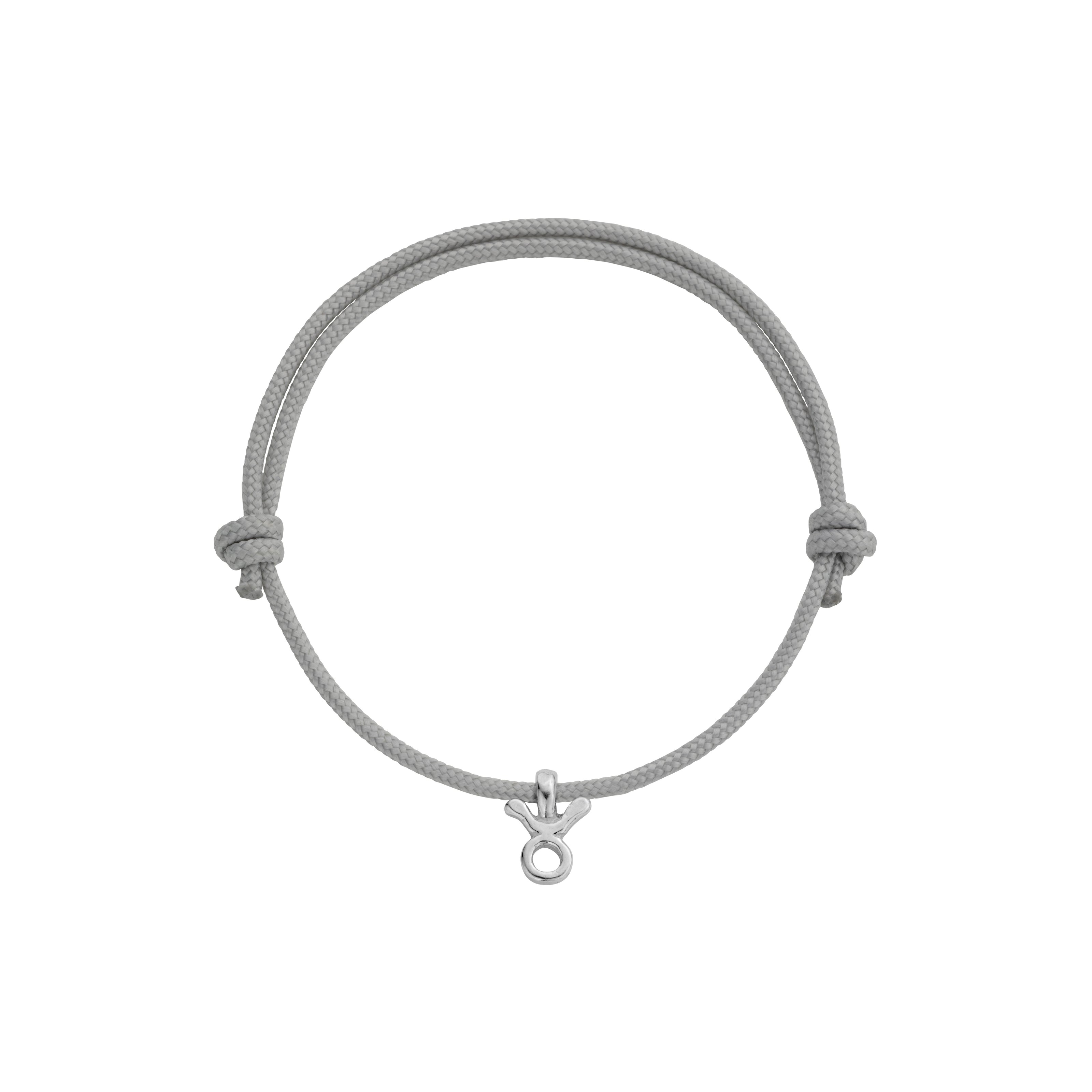 Silver Mini Taurus Horoscope Sailing Rope