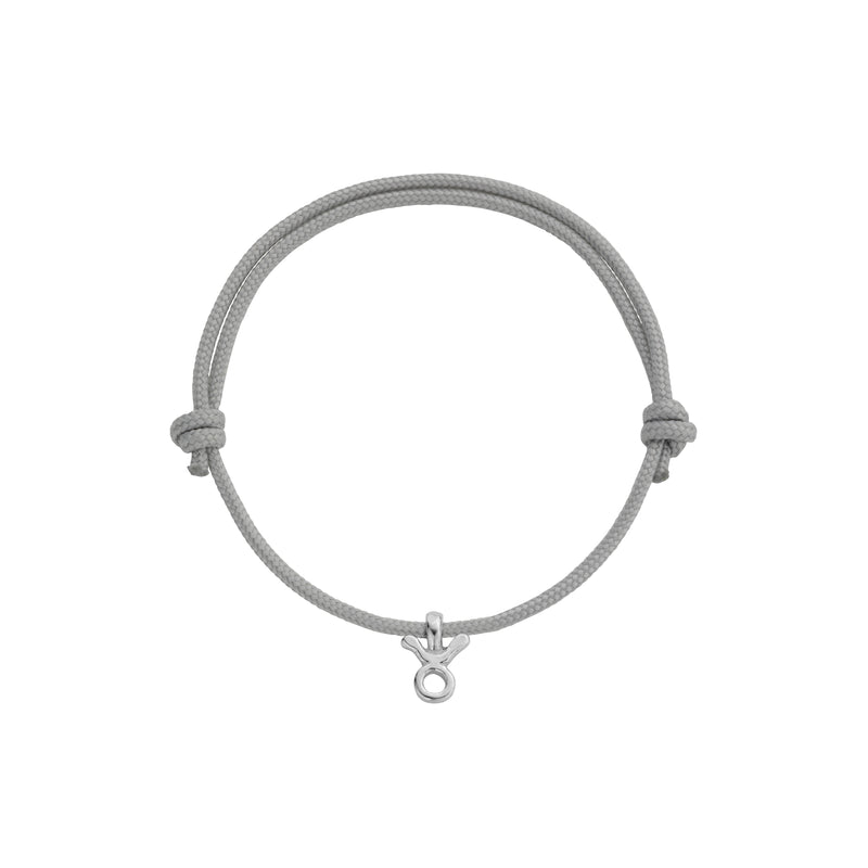 Silver Mini Taurus Horoscope Sailing Rope