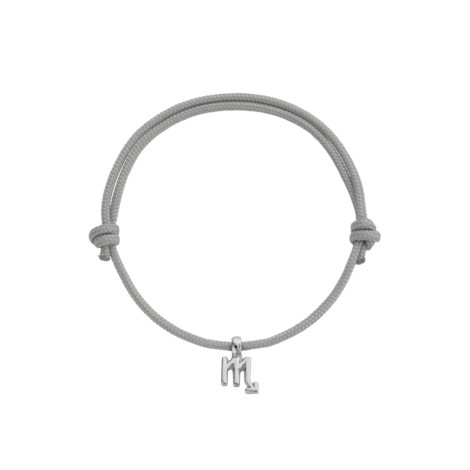 Silver Mini Scorpio Horoscope Sailing Rope