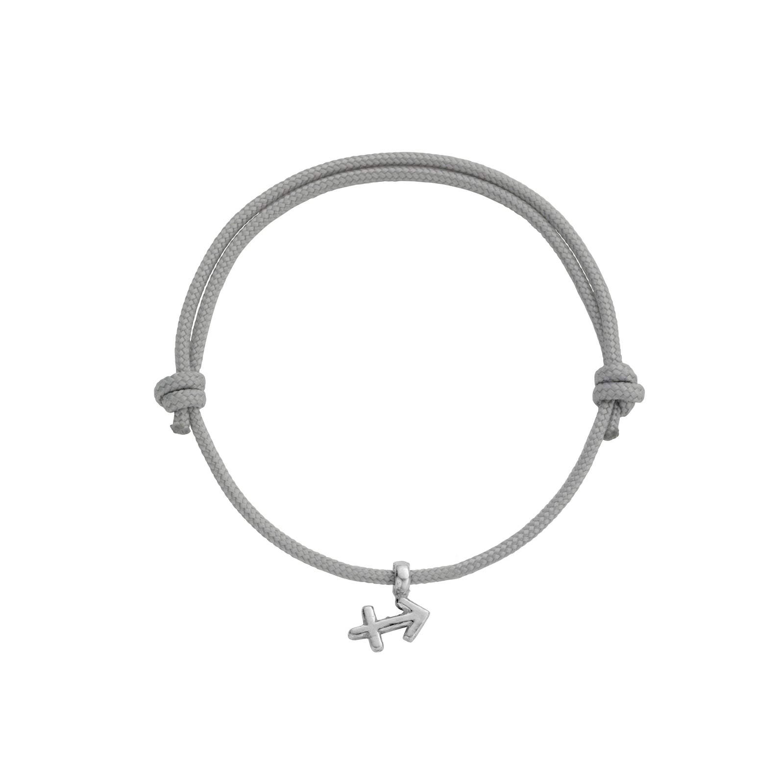 Silver Mini Sagittarius Horoscope Sailing Rope