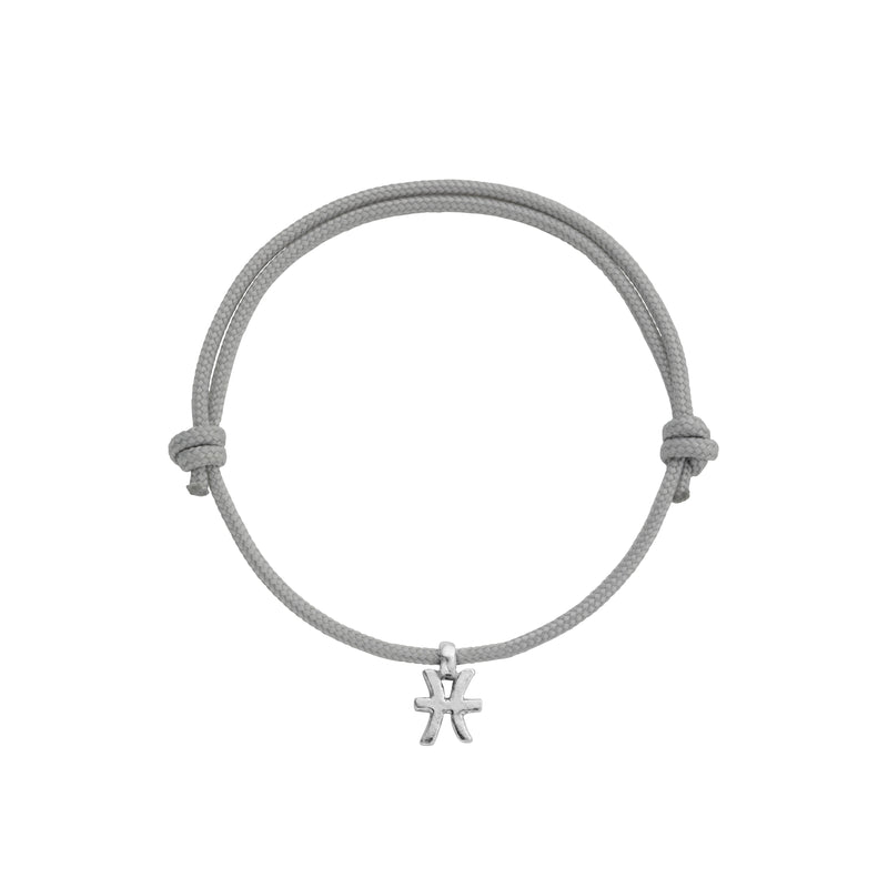 Silver Mini Pisces Horoscope Sailing Rope