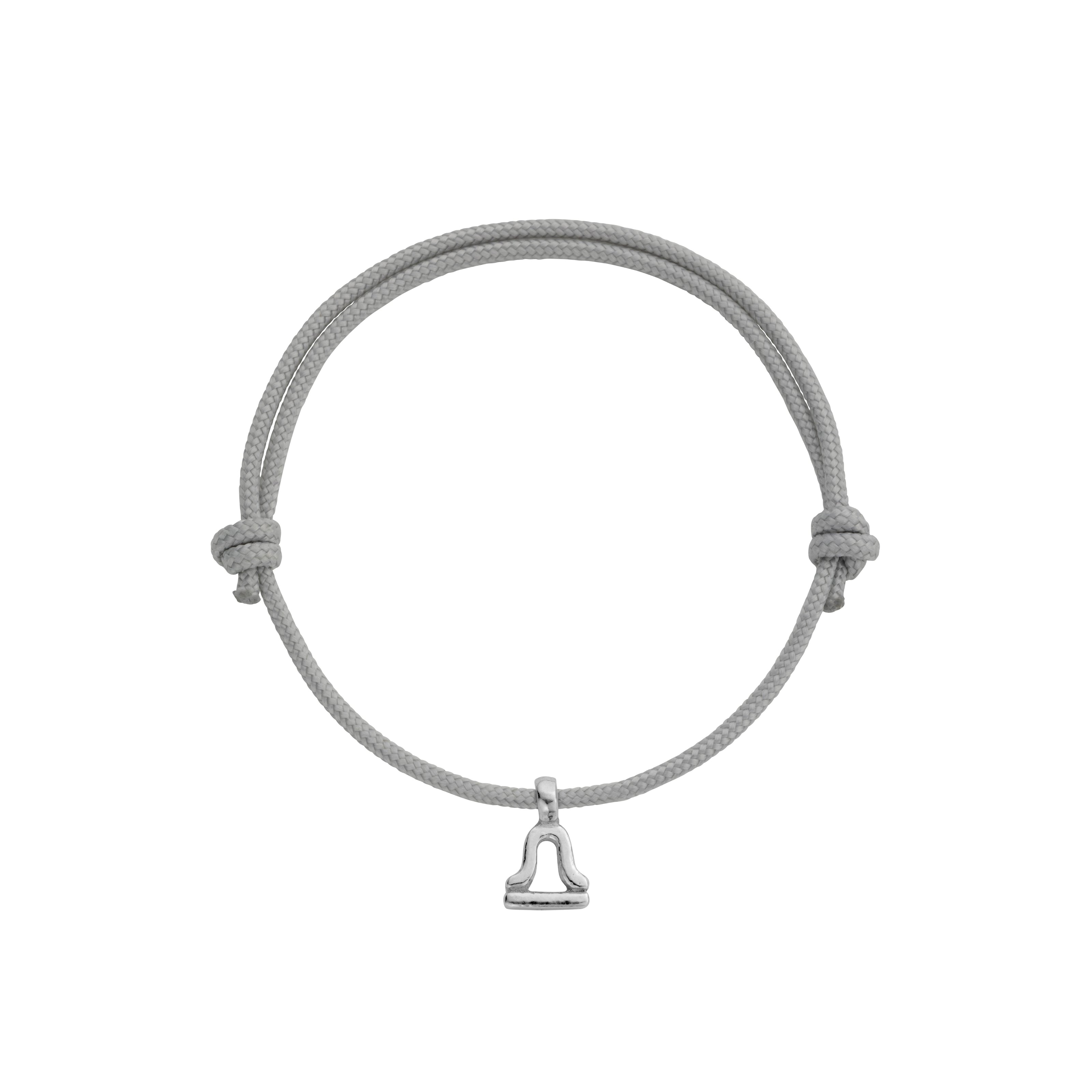 Silver Mini Libra Horoscope Sailing Rope