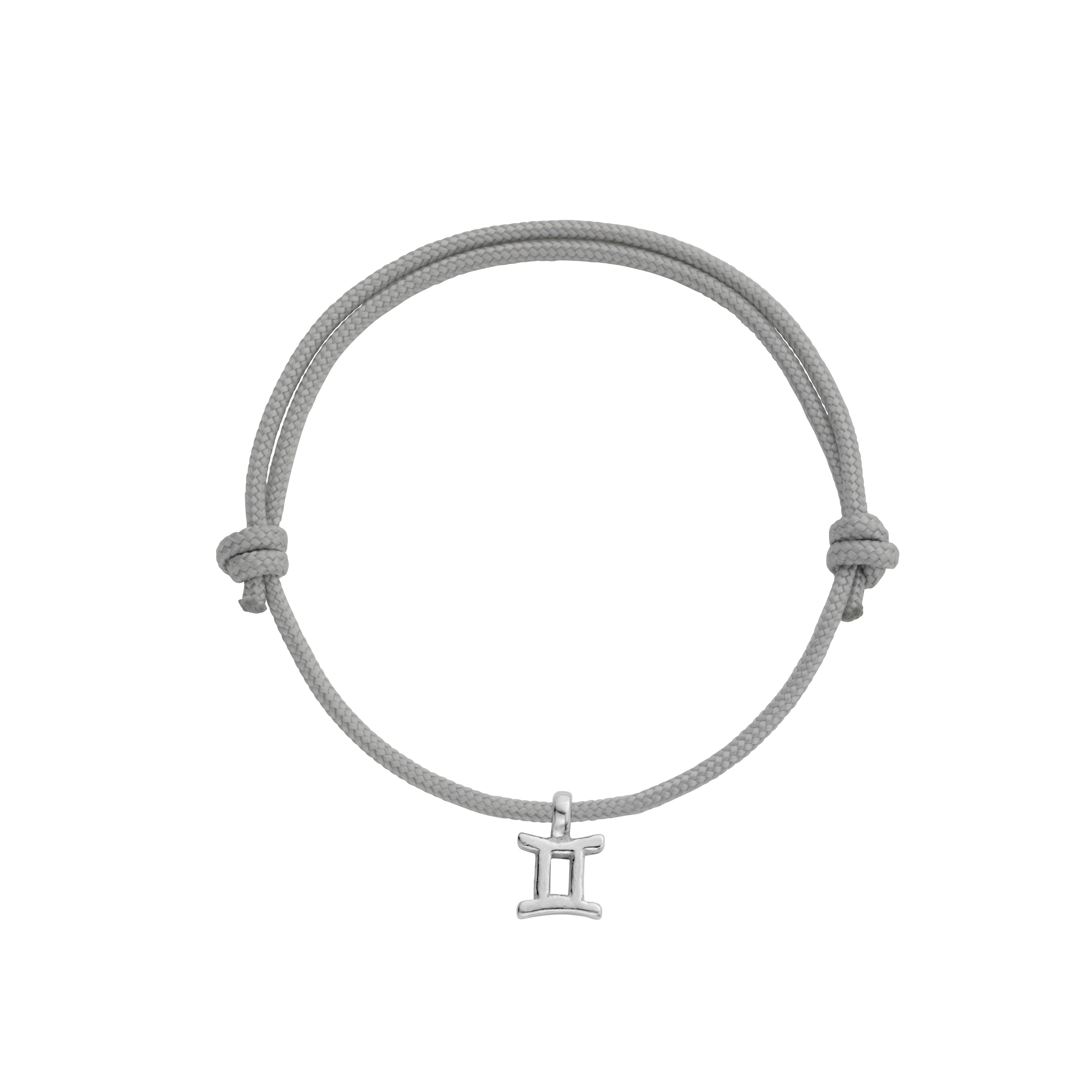 Silver Mini Gemini Horoscope Sailing Rope