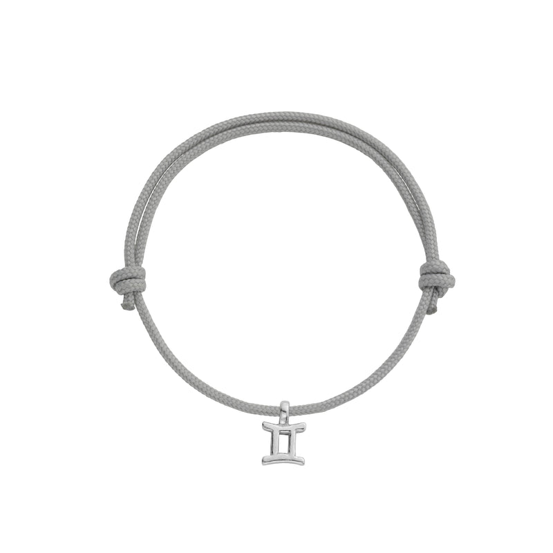 Silver Mini Gemini Horoscope Sailing Rope