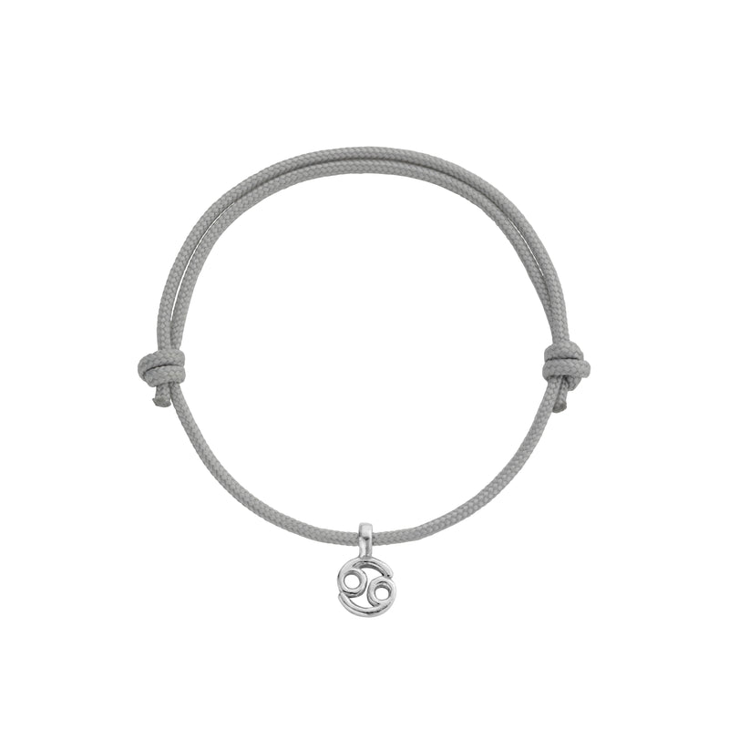 Silver Mini Cancer Horoscope Sailing Rope