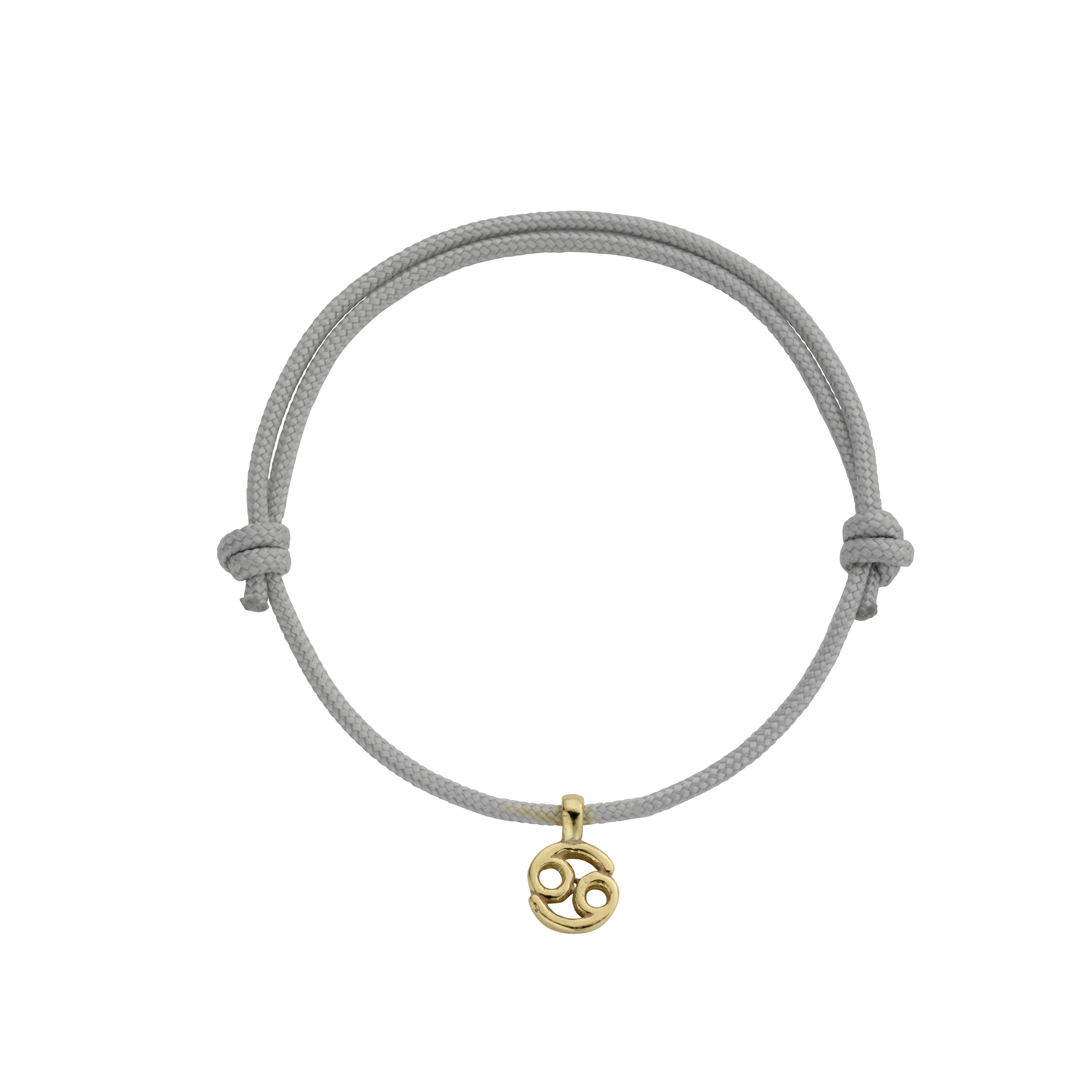 Gold Mini Cancer Horoscope Sailing Rope