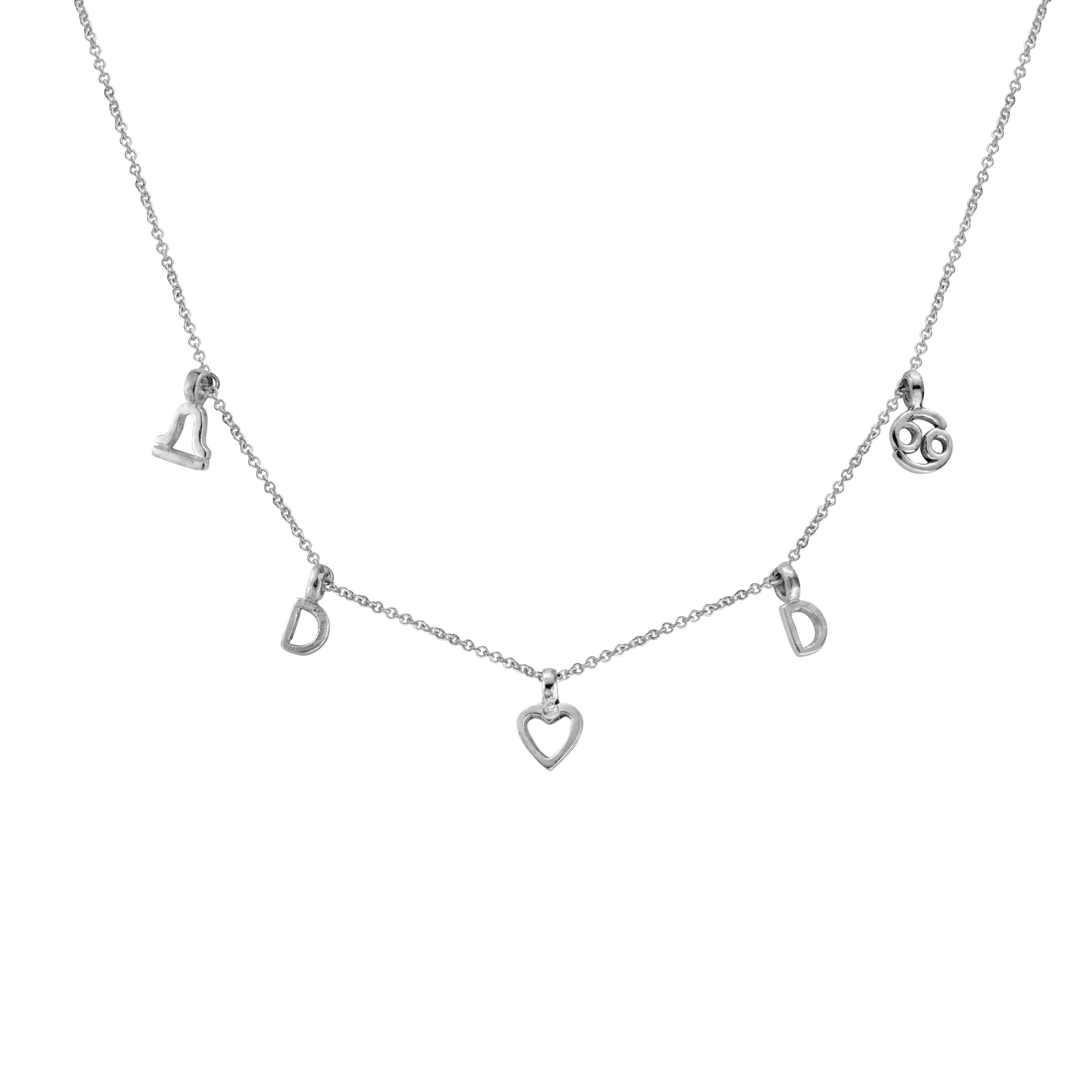 Silver Build Your Own Fixed Necklace