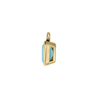 Gold Juno Blue Topaz Earring Charms