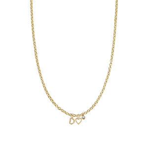 Gold Build Your Own Charm Necklace