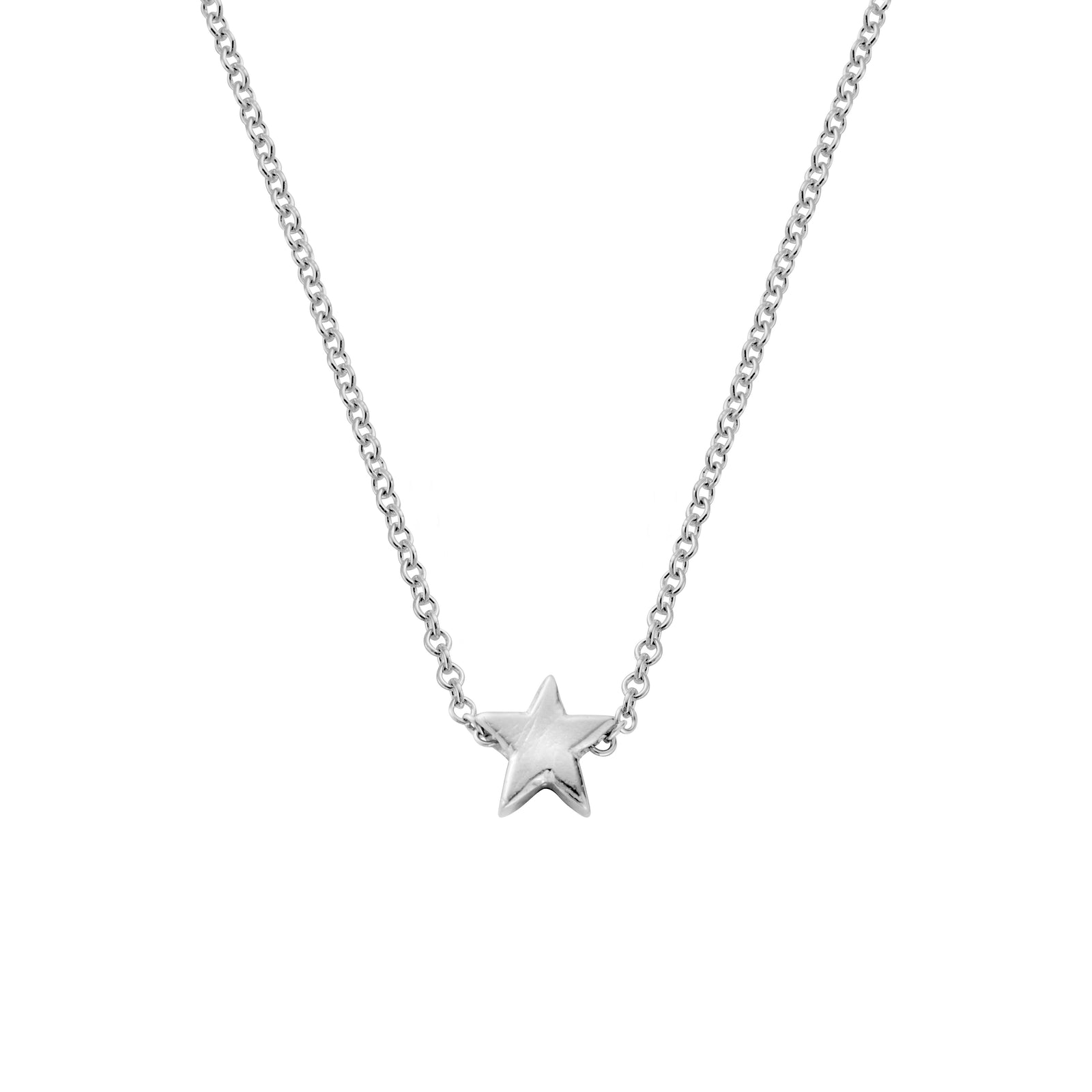 Silver Wishing Star Necklace