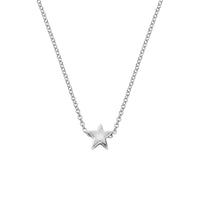 Silver Wishing Star Necklace