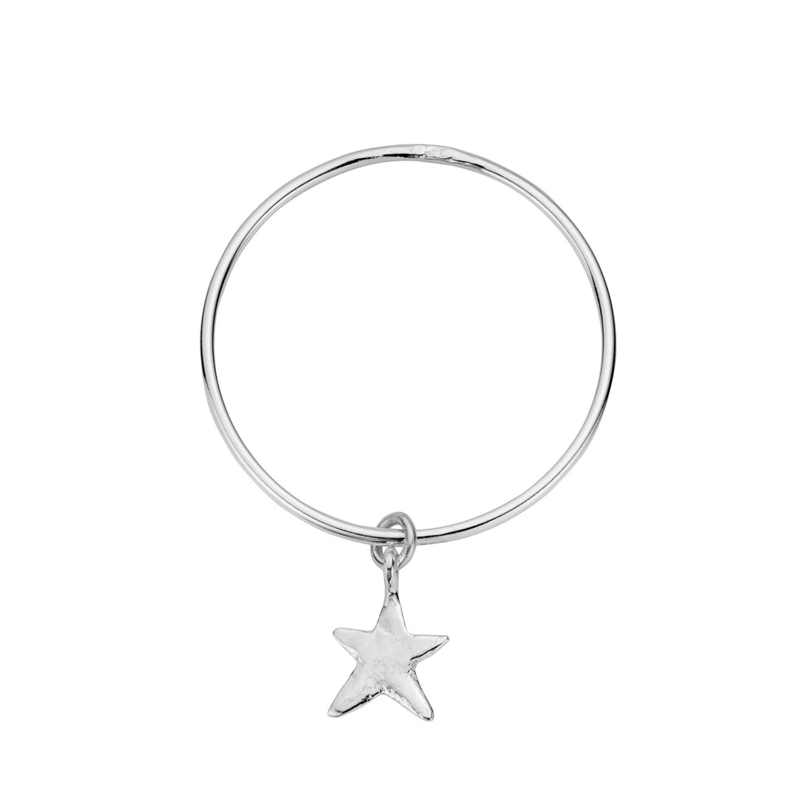 Silver Maxi Star Bangle