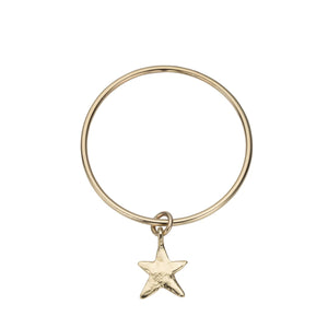 Gold Maxi Star Bangle