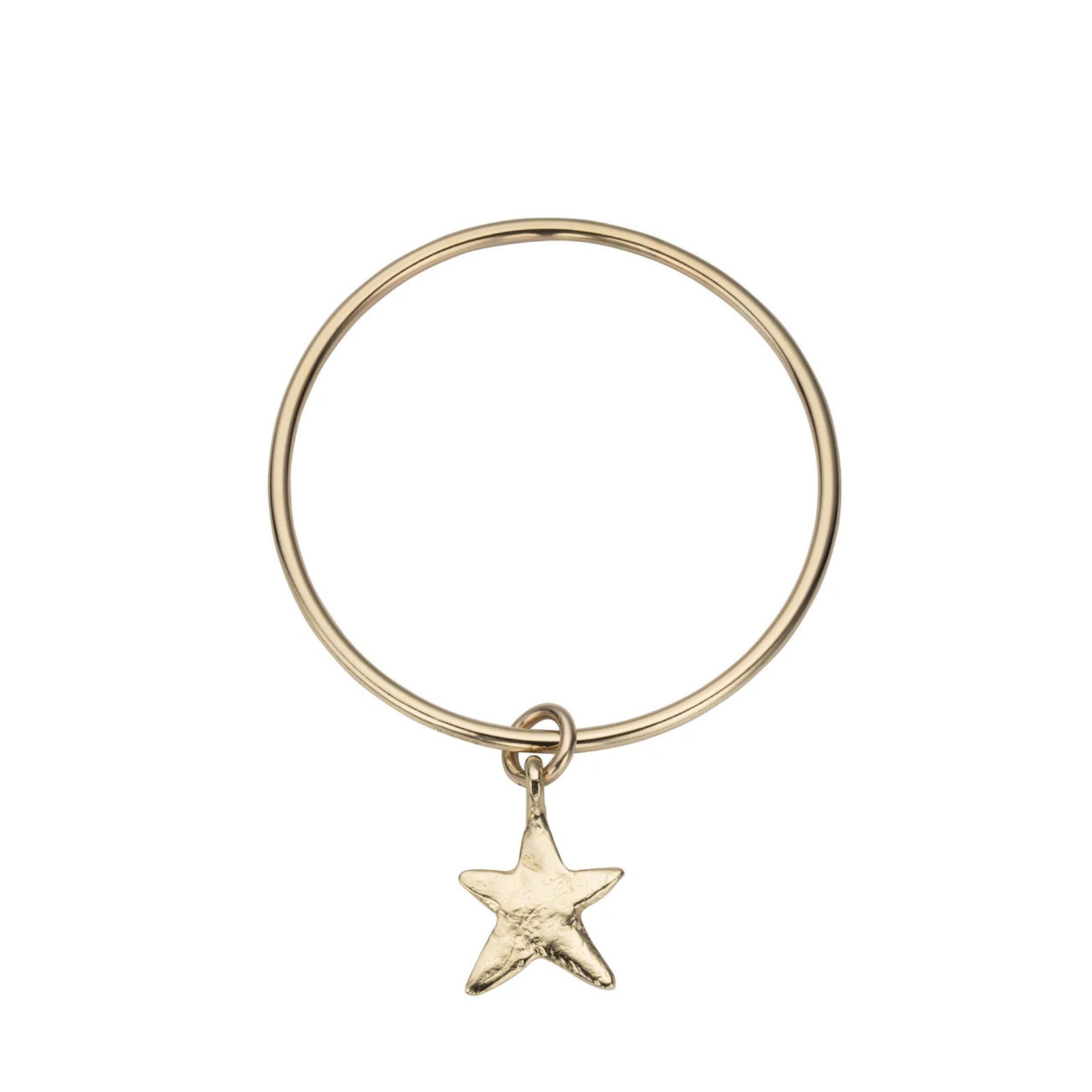 Gold Maxi Star Bangle