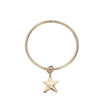 Gold Maxi Star Bangle