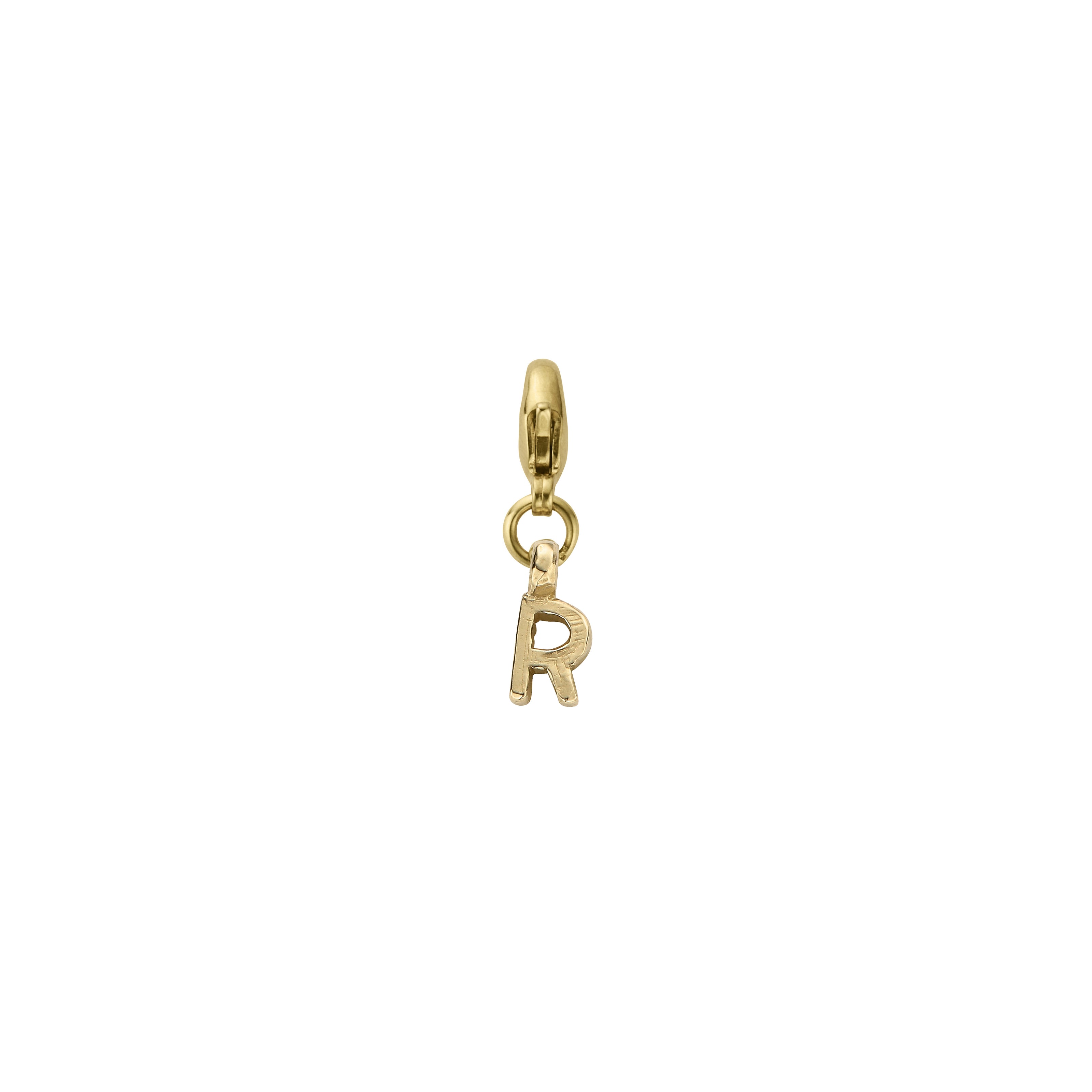 Gold Mini Alphabet Lobster Charm