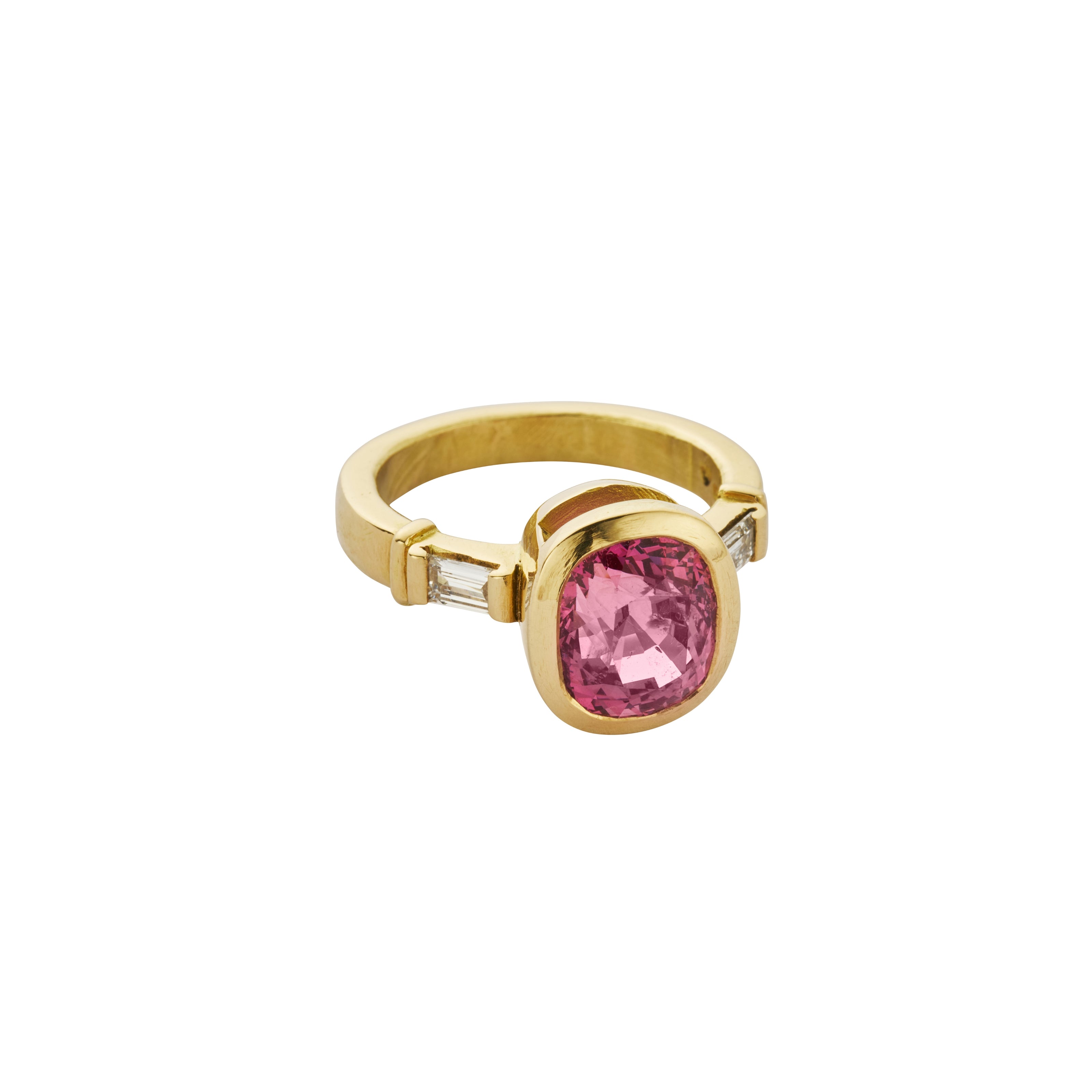 ROSALIE Gold Spinel & Diamond Ring