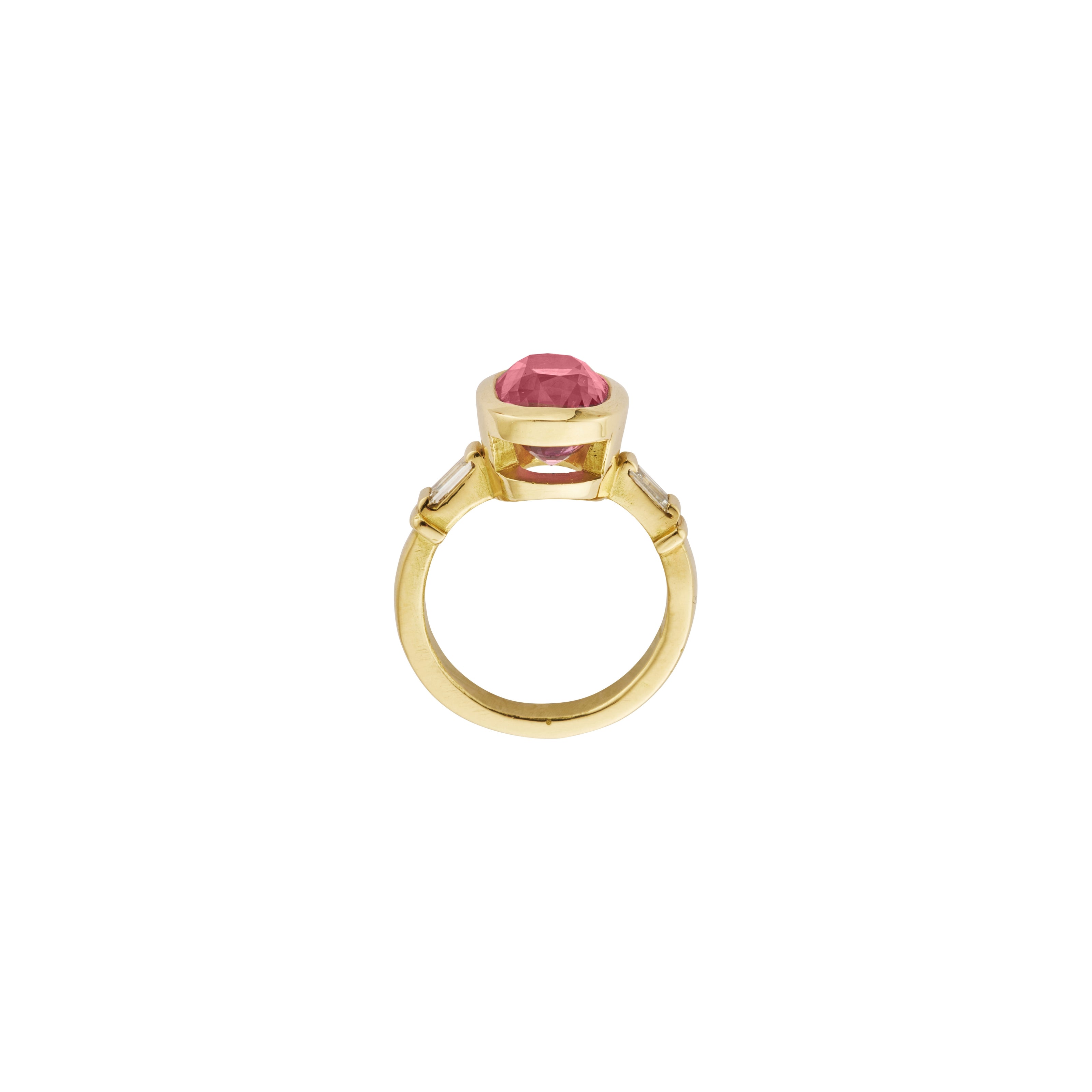 ROSALIE Gold Spinel & Diamond Ring