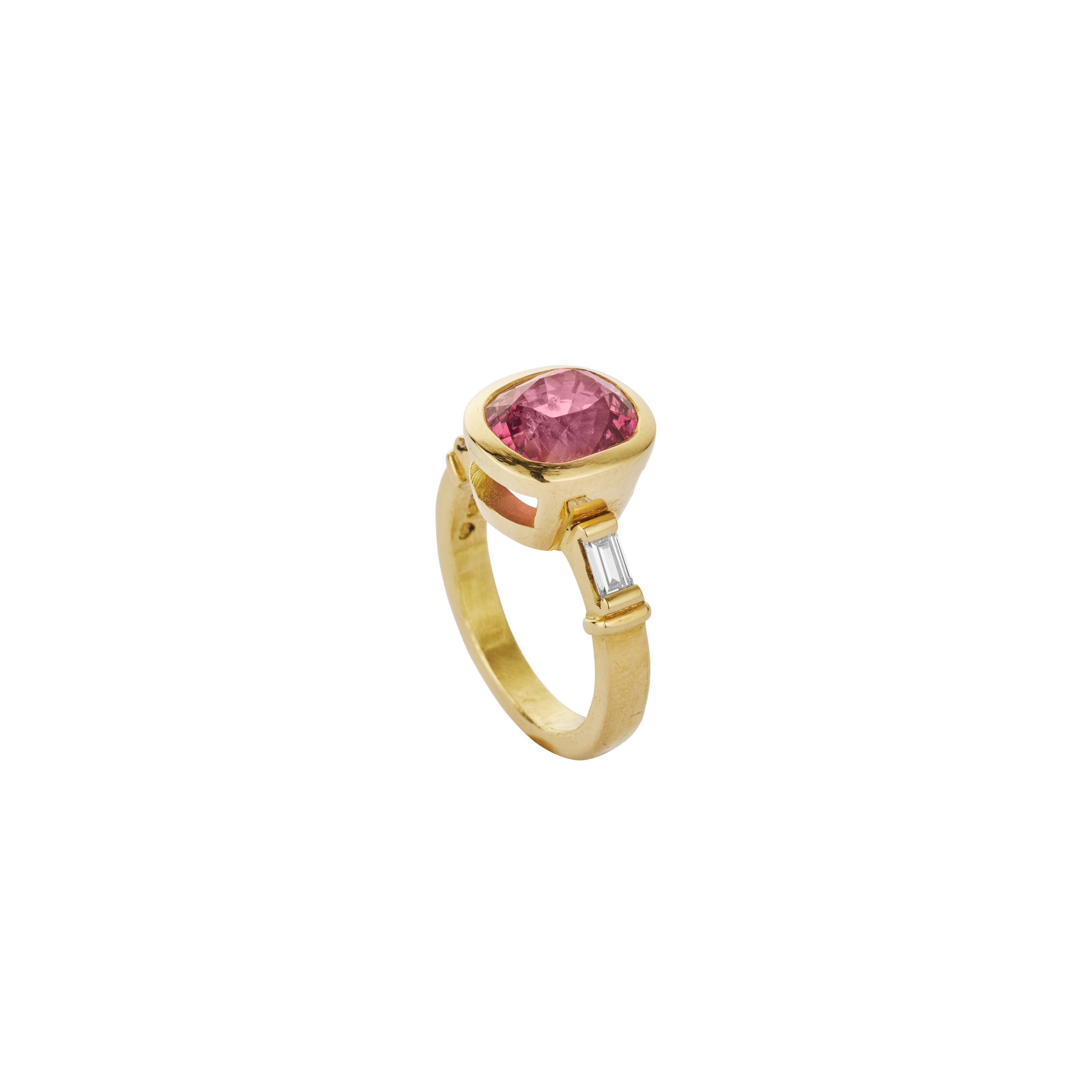 ROSALIE Gold Spinel & Diamond Ring