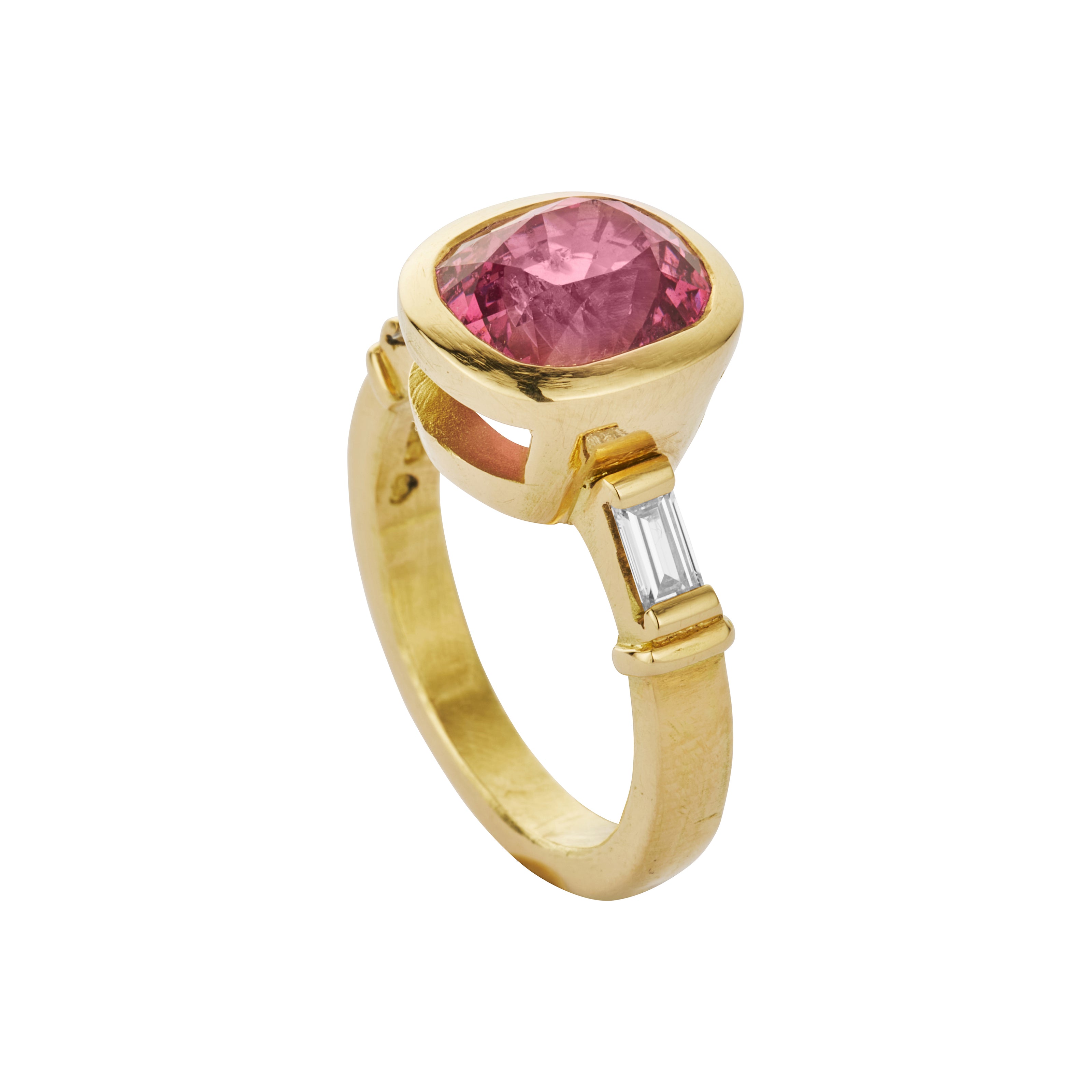 ROSALIE Gold Spinel & Diamond Ring