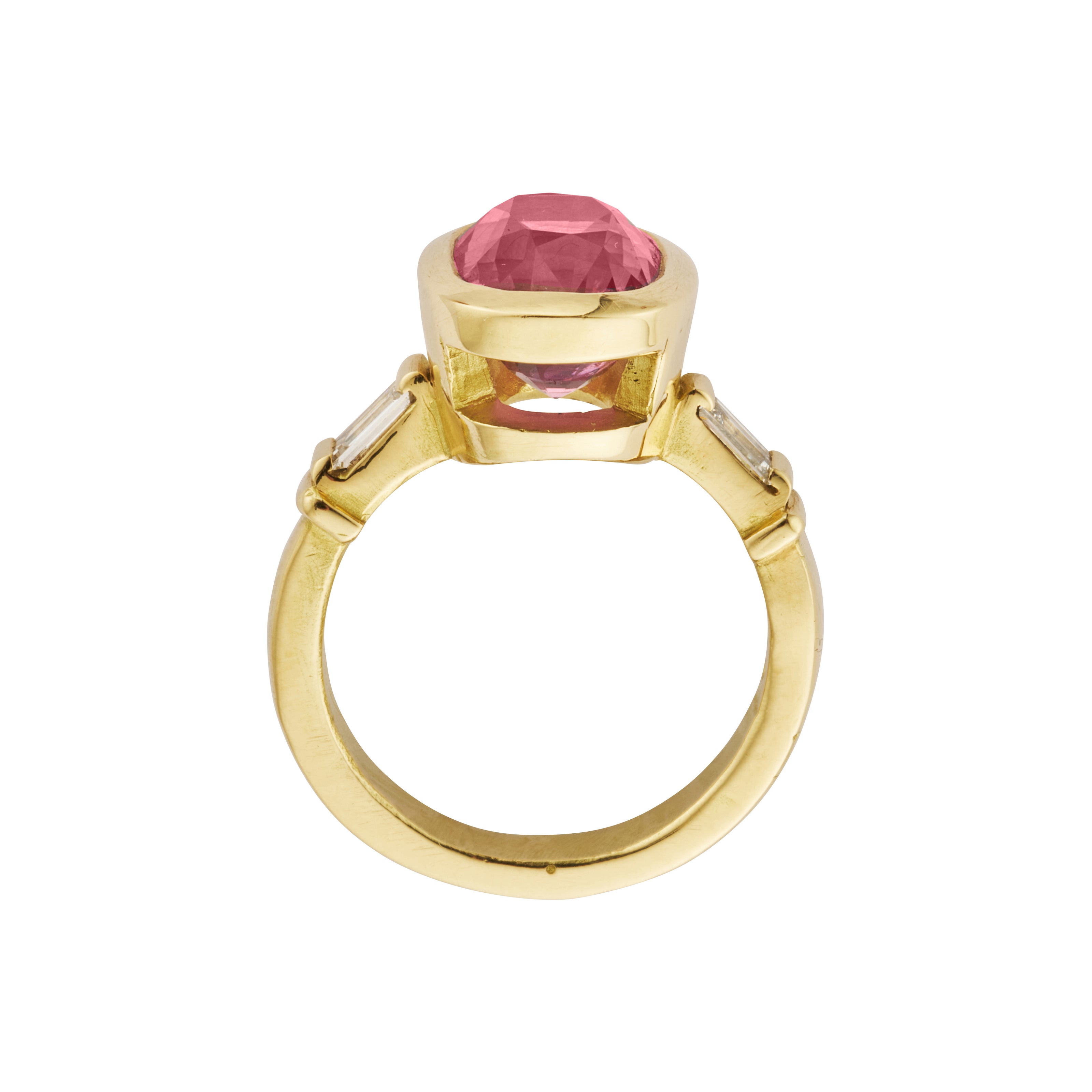 ROSALIE Gold Spinel & Diamond Ring