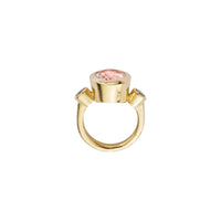 ROSETTE Gold Morganite & Diamond Ring