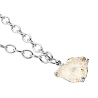 No.23 Silver Rock Crystal Pendant Sylt Chain Necklace