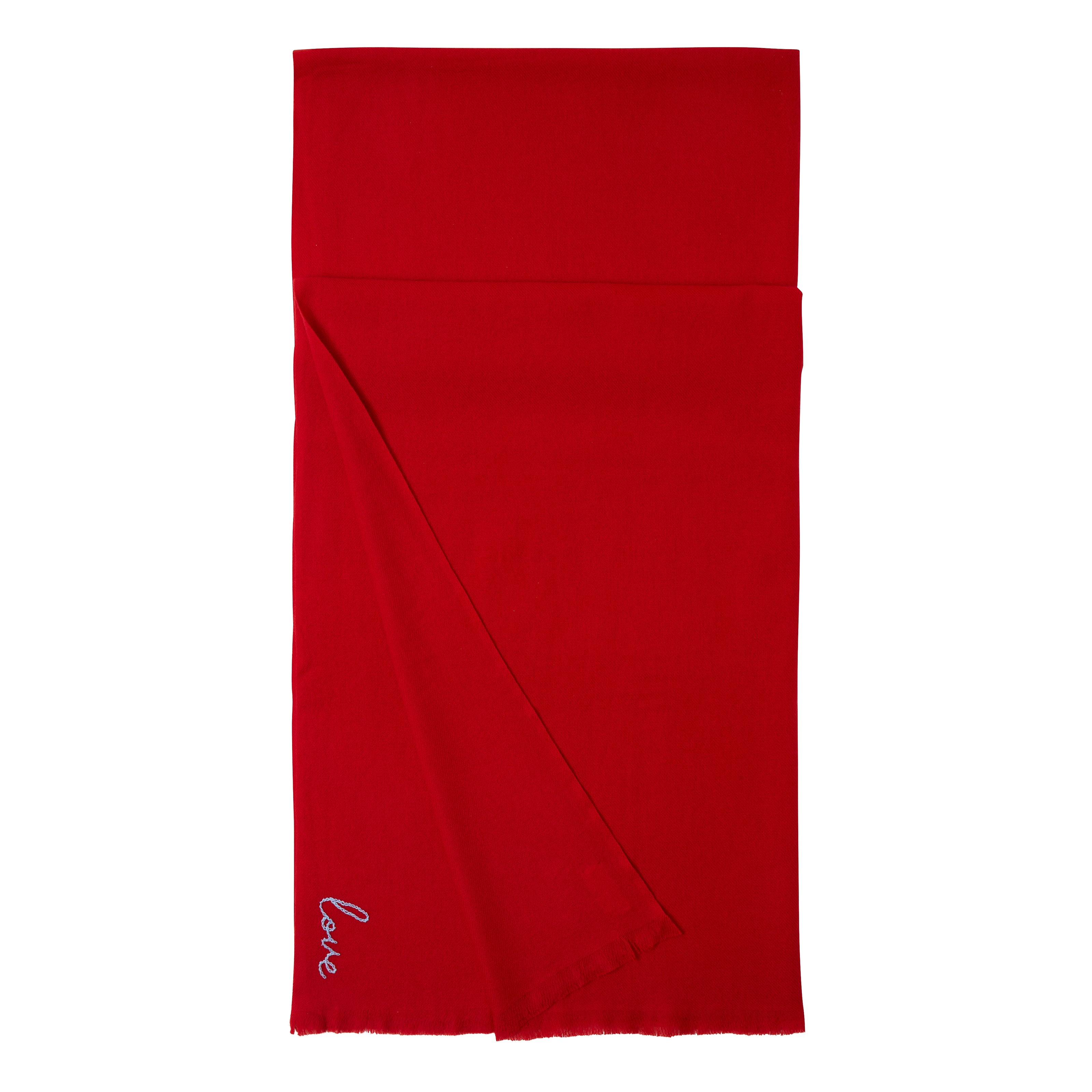 DD Red Cashmere Scarf