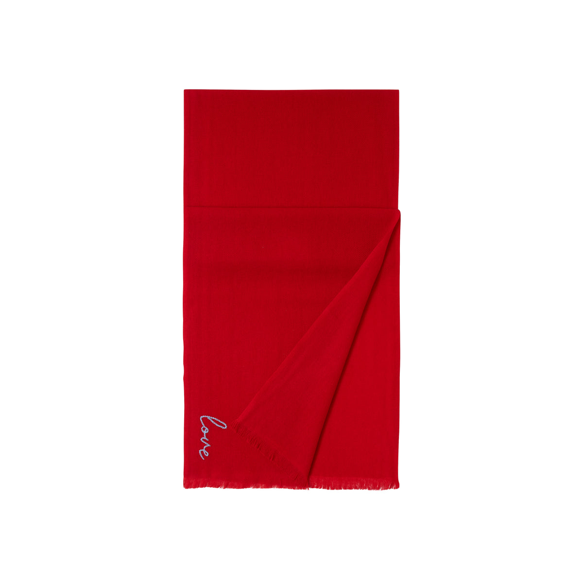 DD Red Cashmere Scarf