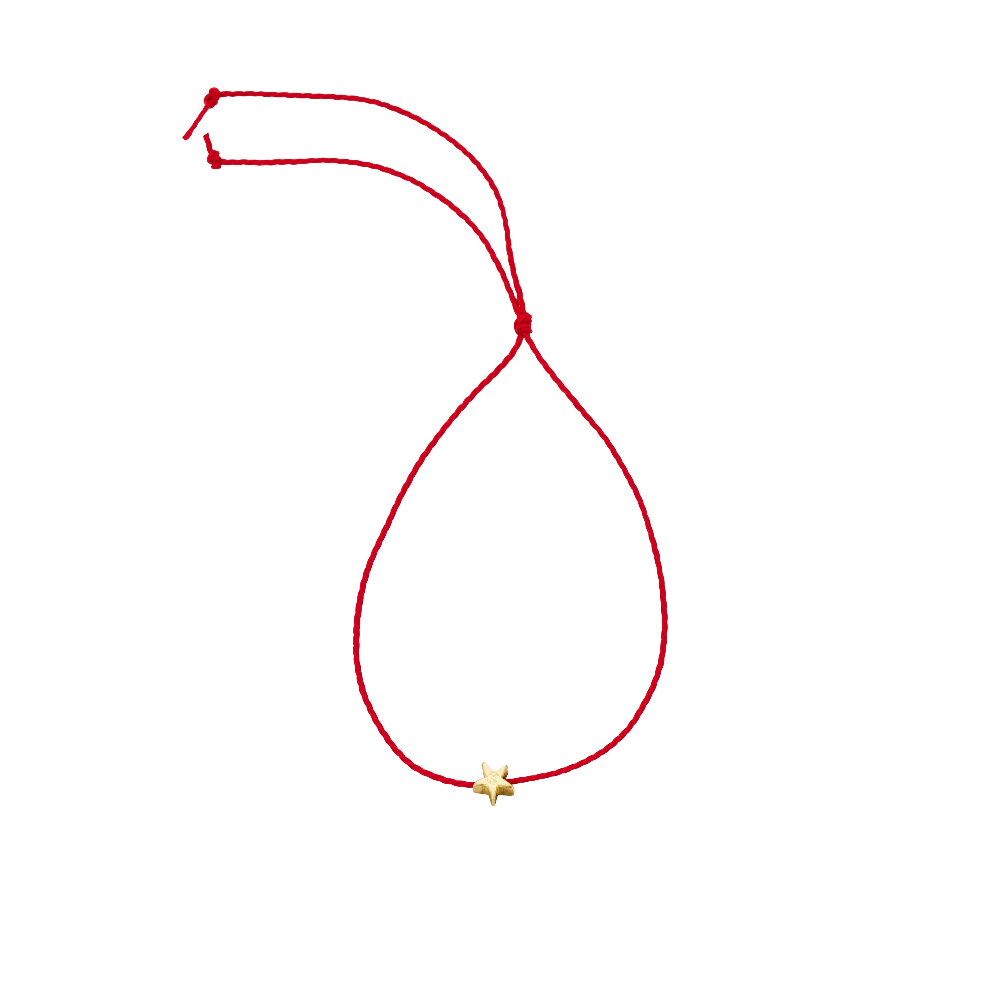 Gold Tiny Star Cord Bracelet