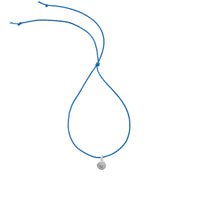 Silver Smiley Face Cord Bracelet