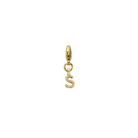 Gold Mini Alphabet Lobster Charm