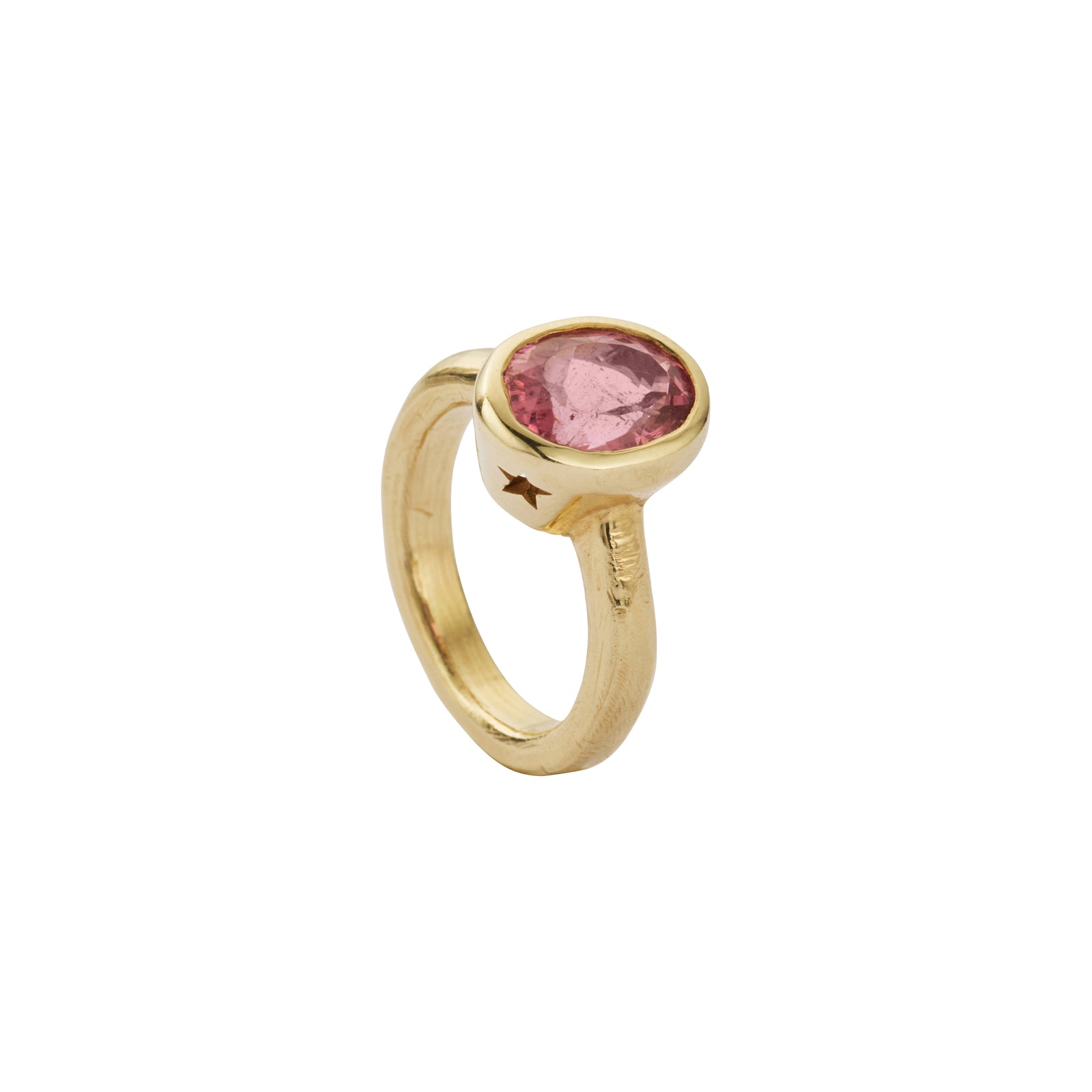 SERAPHINA Gold Tourmaline Ring
