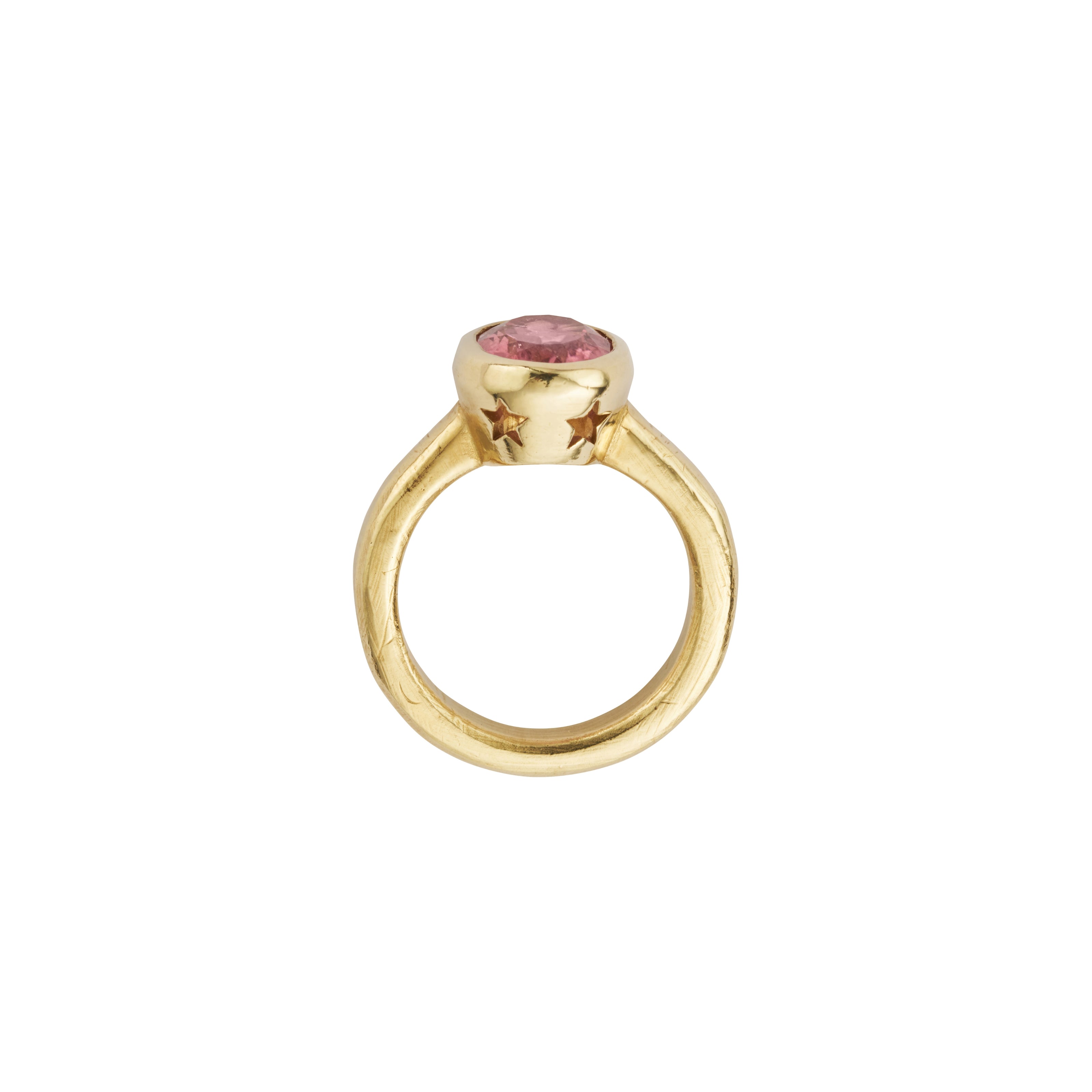 SERAPHINA Gold Tourmaline Ring