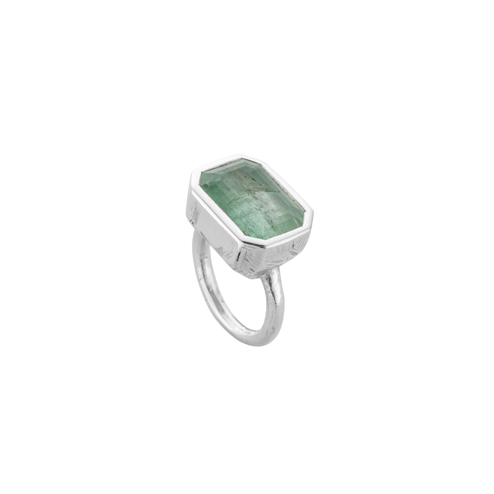 SIERRA Silver Emerald Ring