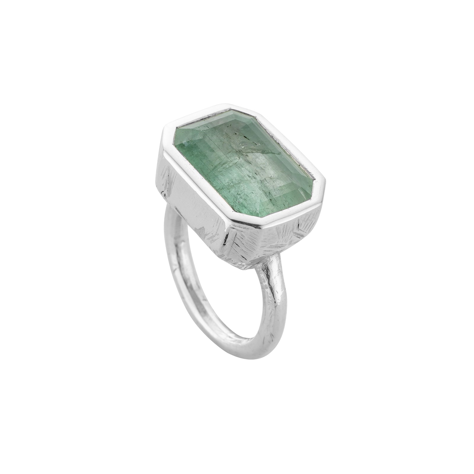 SIERRA Silver Emerald Ring