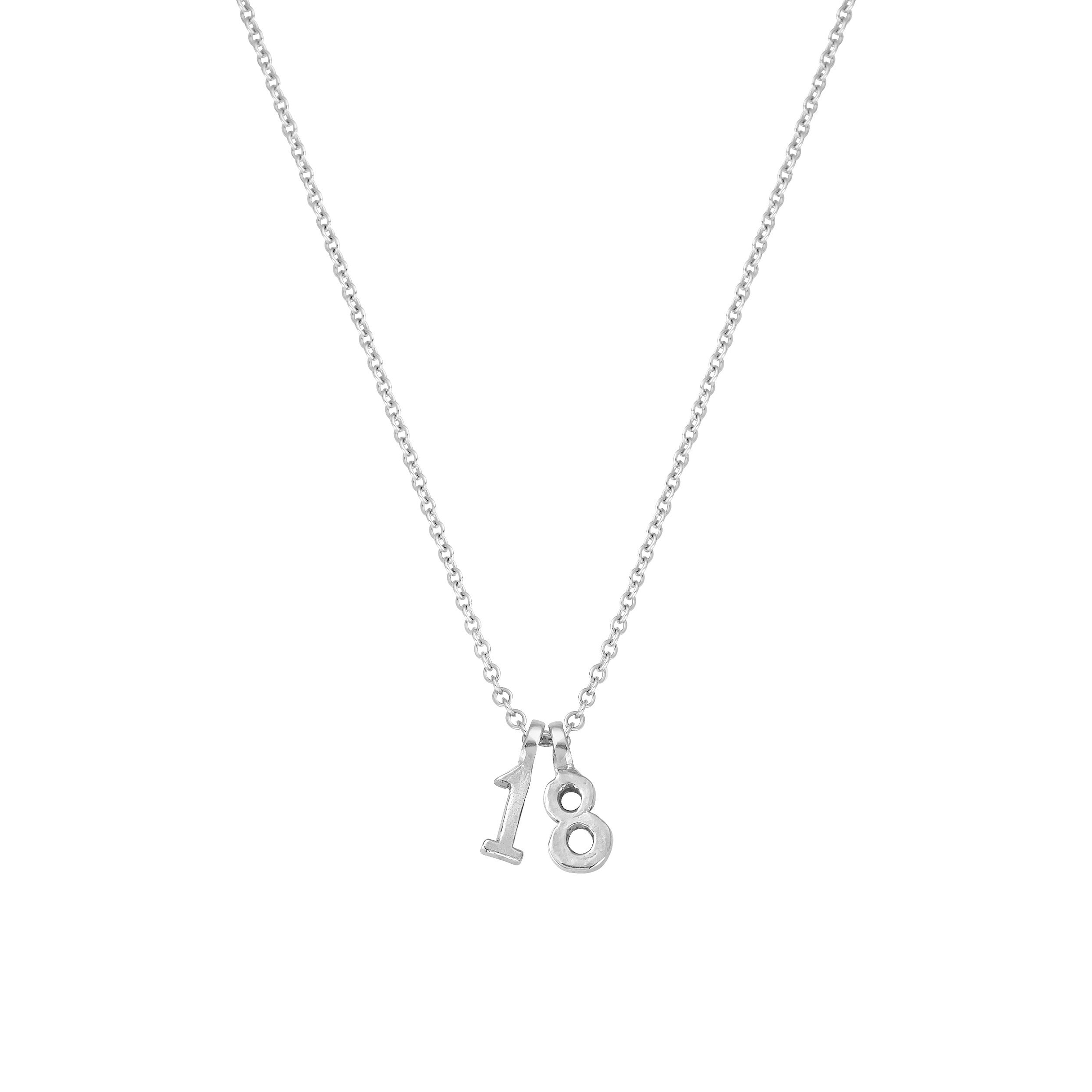 Silver Mini Alphabet Necklace