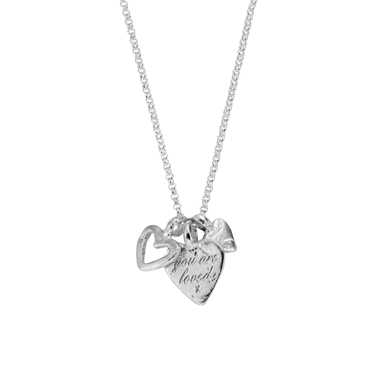 Silver A Lot Of Love Necklace